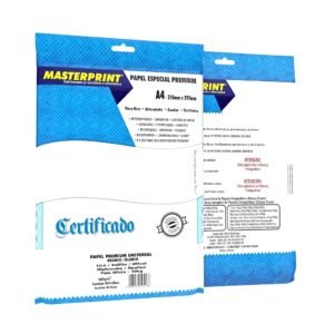 Papel certificado 180g 50f Masterprint